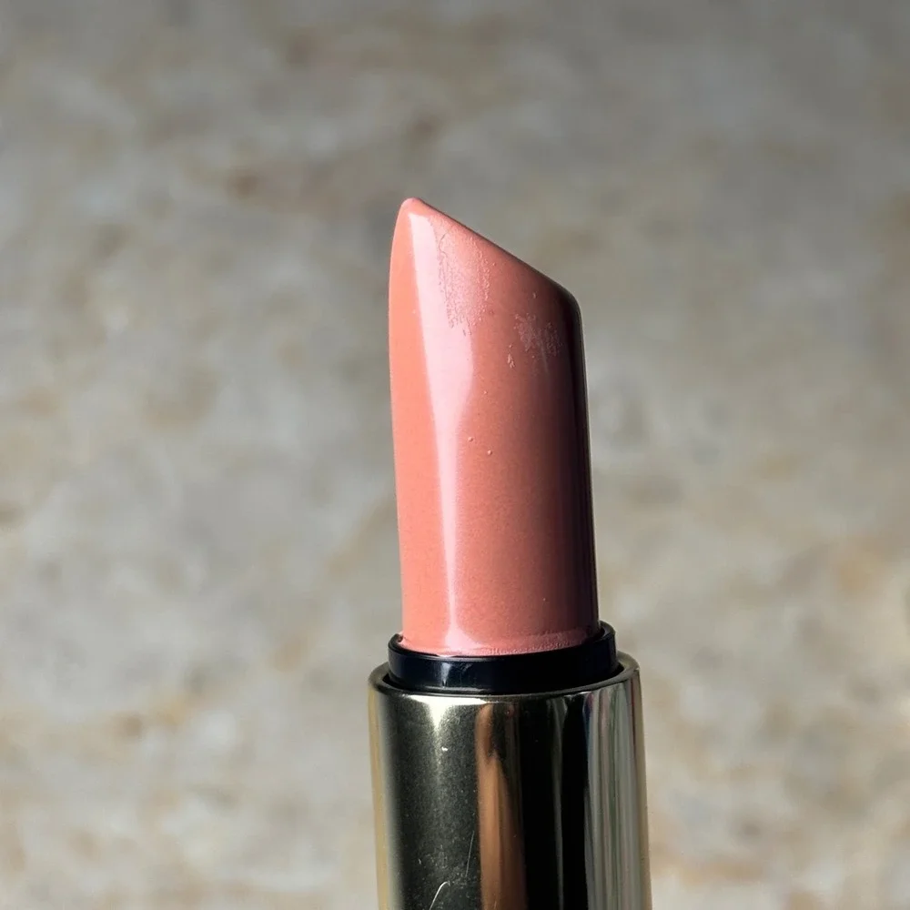 bareMinerals Marvelous Moxie Lipstick Full Size Take Charge Nude Pink Gold Case